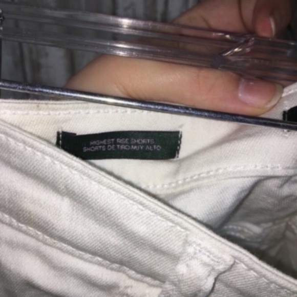 Wild Fable White Highest Rise Shorts - Picture 4 of 5